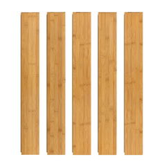 Narrow 3.78 inch honey bamboo flooring planks