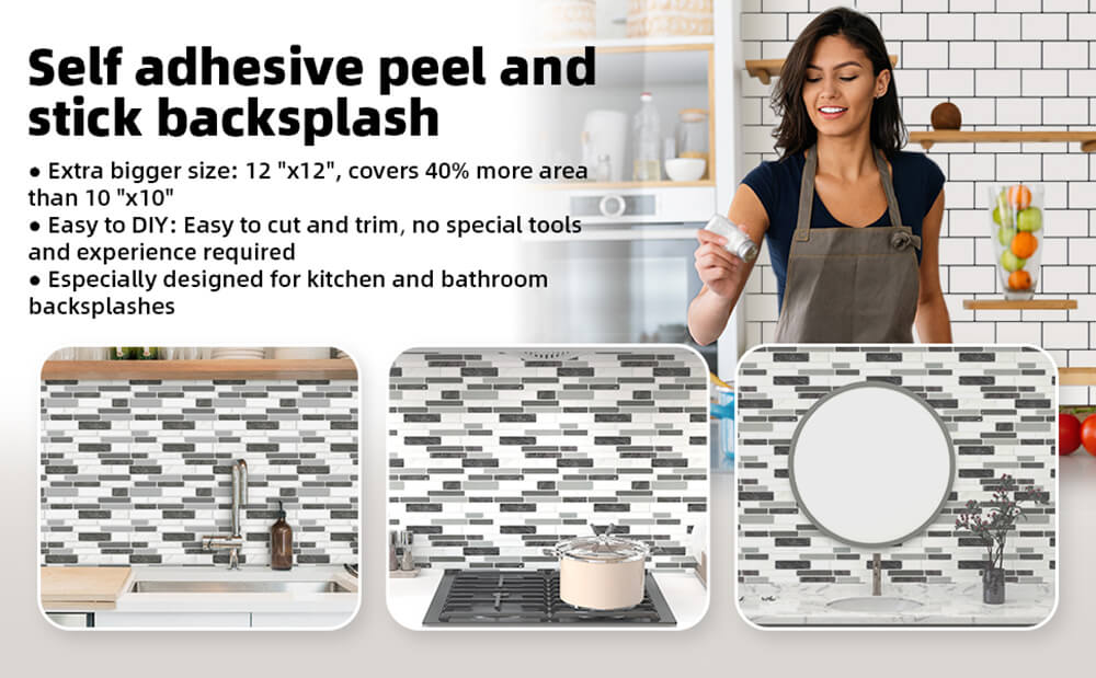Peel and Stick Backsplash