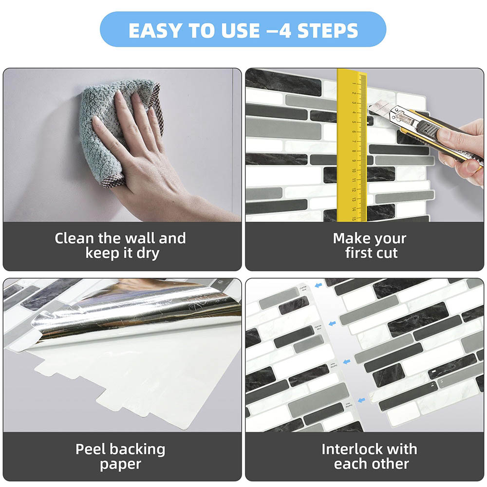 Peel and Stick Backsplash