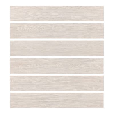 Jeedeson Self Adhesive Vinyl Floor Tiles 36 Tiles – 6″ x 36″ White Wooden Pattern Peel & Stick DIY Flooring