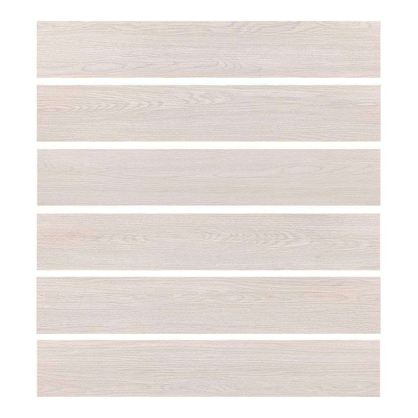 Jeedeson Self Adhesive Vinyl Floor Tiles 36 Tiles – 6″ x 36″ White Wooden Pattern Peel & Stick DIY Flooring
