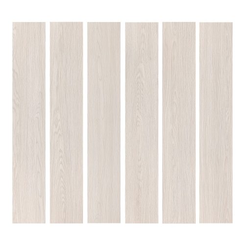 Jeedeson Self Adhesive Vinyl Floor Tiles 36 Tiles – 6″ x 36″ White Wooden Pattern Peel & Stick DIY Flooring