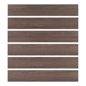 Jeedeson Maroon Vinyl Wood Flooring 36-Pack Sheet Adhesive 6″ x 36″inch vinyl flooring for backsplash