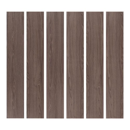 Jeedeson Maroon Vinyl Wood Flooring 36-Pack Sheet Adhesive 6″ x 36″inch vinyl flooring for backsplash