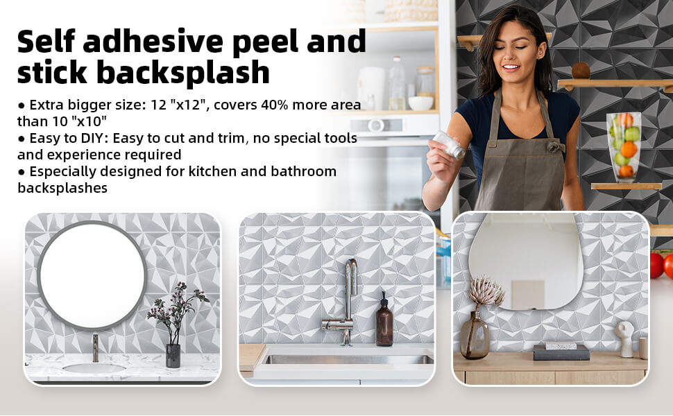 White Kitchen Backsplash Tile