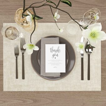 Jeedeson Table Placemats Washable PVC Leather For Dining Table
