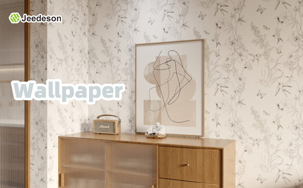 floral wall paper