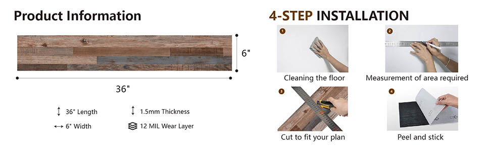 vinyl plank wood flooring