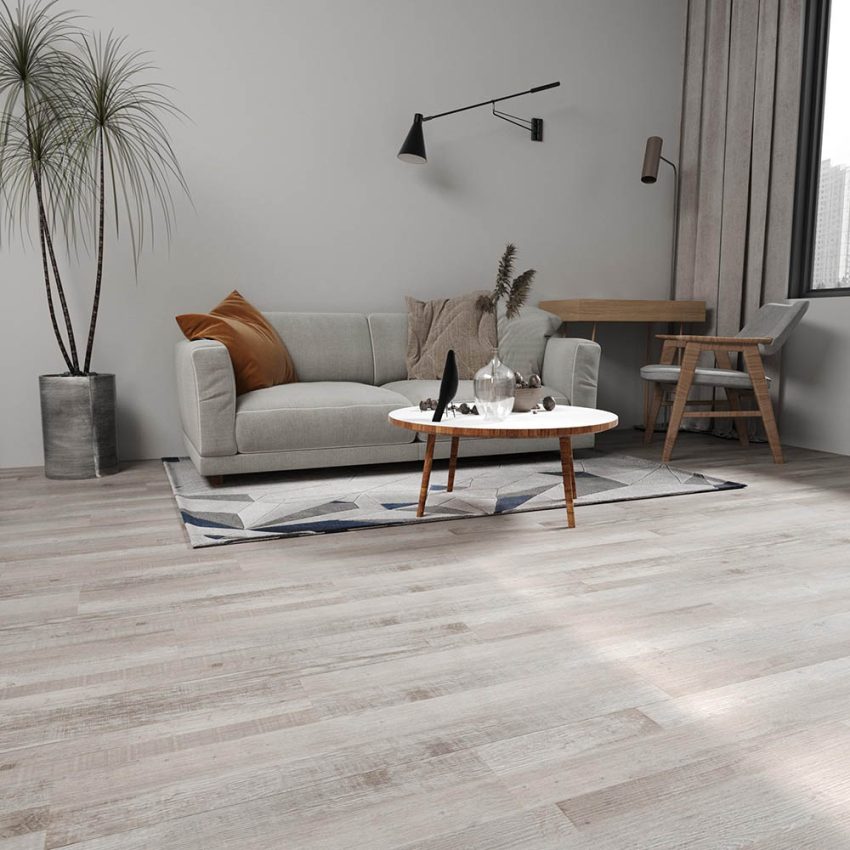 Jeedeson vinyl flooring grey oak pattern water resistant 36-pack