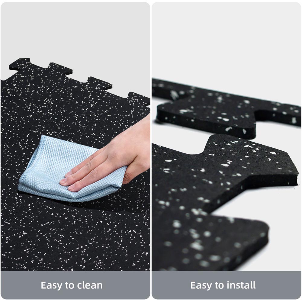 24 x 24 rubber floor tiles