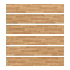 Jeedeson brown wood vinyl flooring with waterproof self adhesive