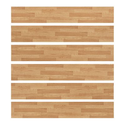 Jeedeson brown wood vinyl flooring with waterproof self adhesive