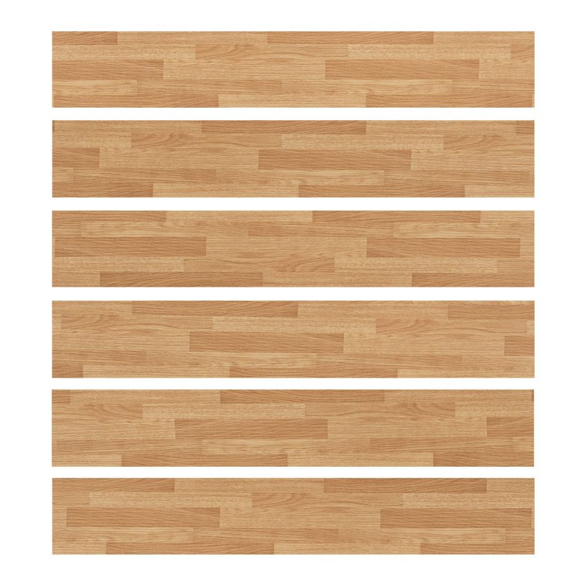 Jeedeson brown wood vinyl flooring with waterproof self adhesive