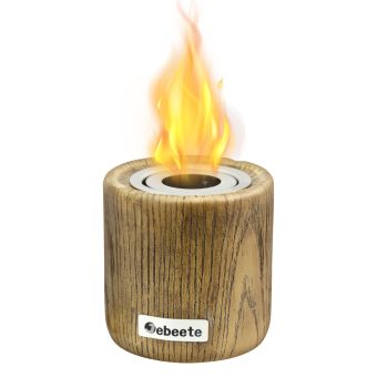 Jeedeson Mini Tabletop Fireplace with Ethanol Fire Pit Bowl