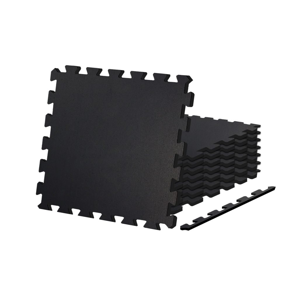 Jeedeson Rubber Gym Floor Tile with 6 mm Thickness