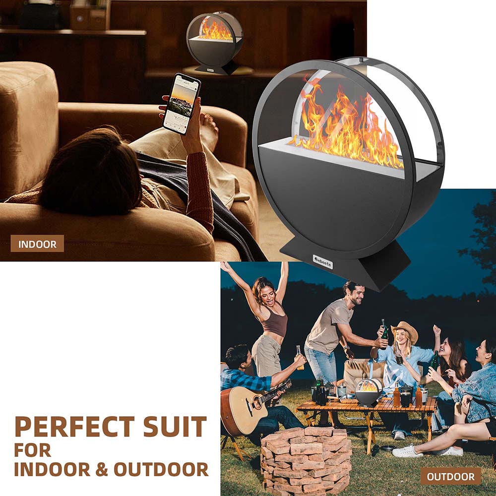 Round Fireplace
