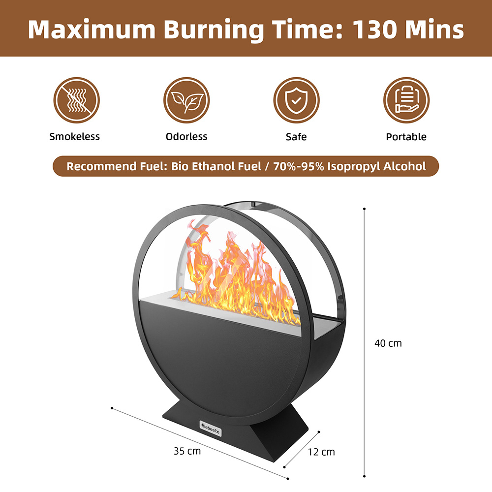 Round Fireplace