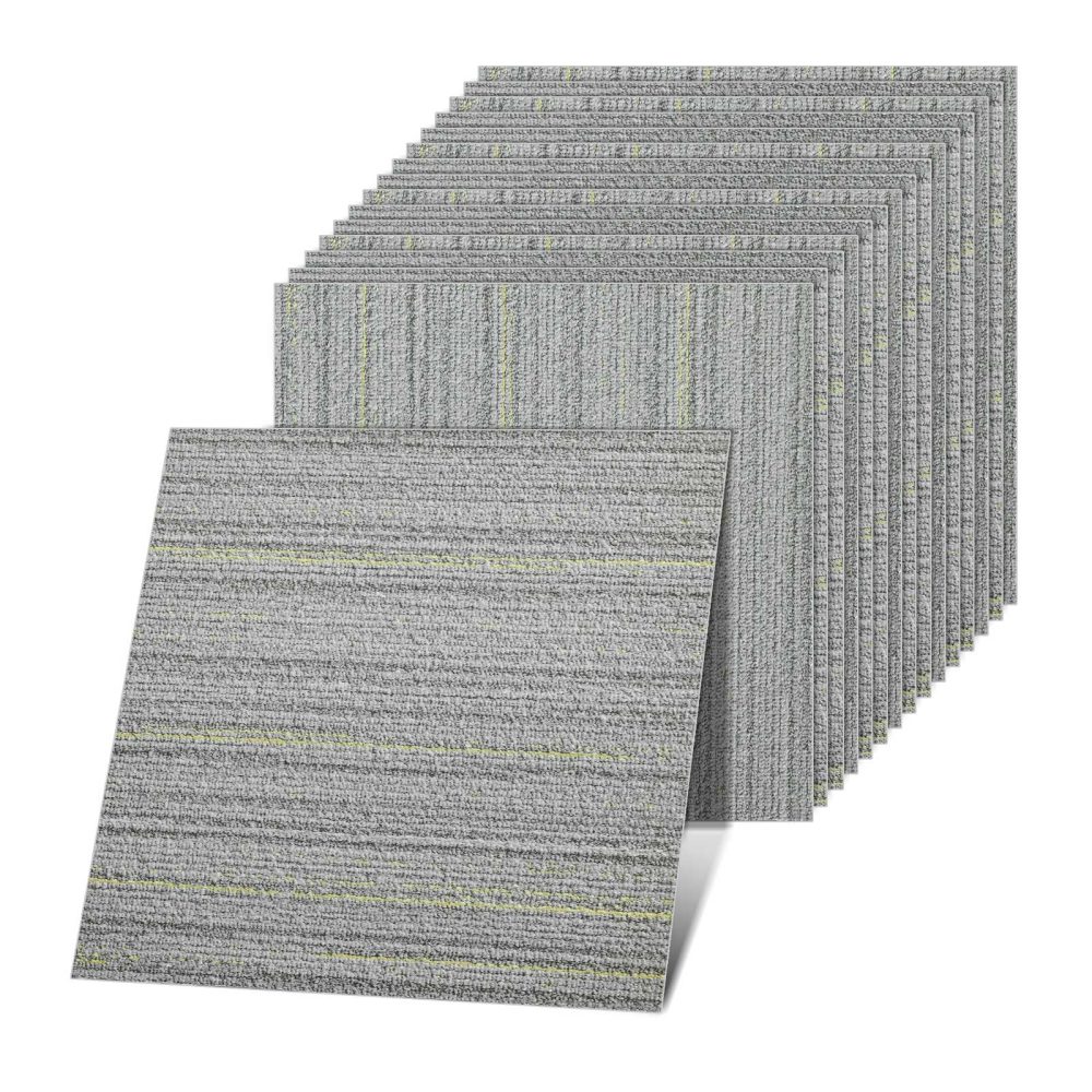 Jeedeson 12 x 12 peel and stick vinyl flooring water resistant for dining room, bedrooms, office