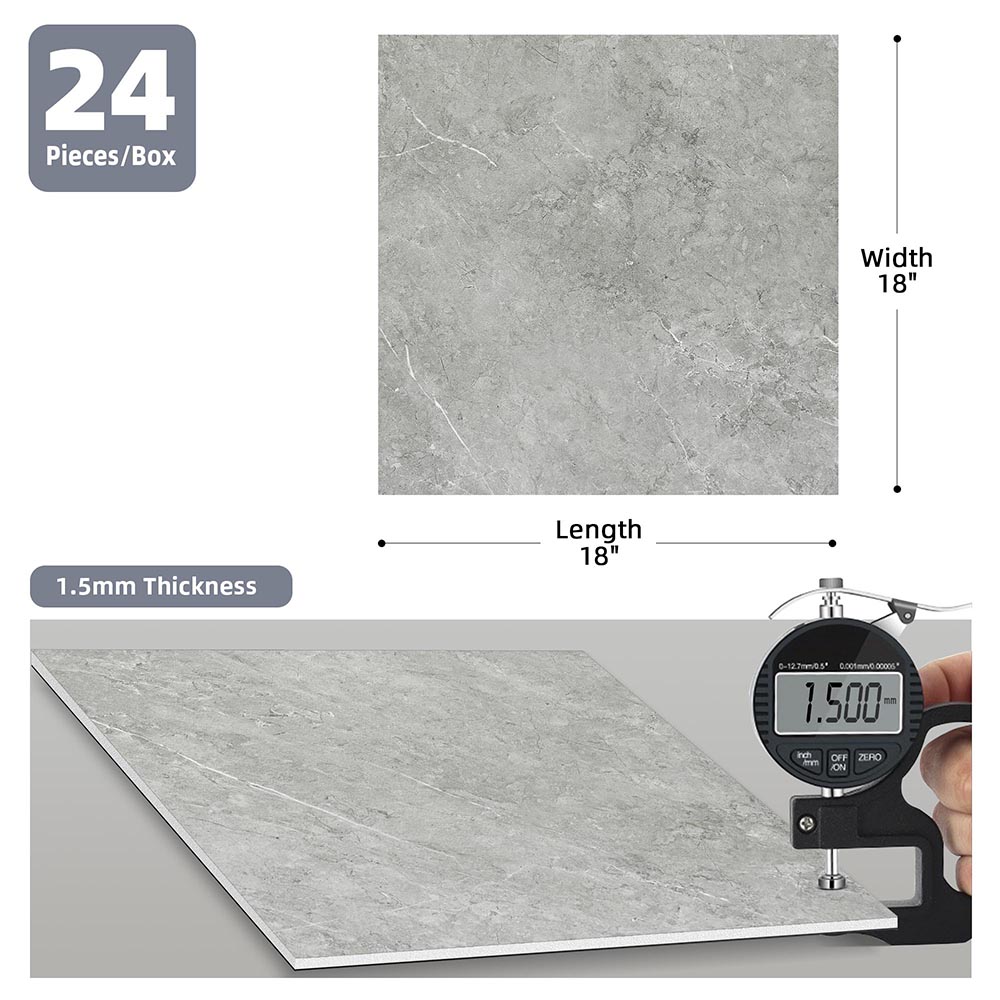 grey marble vinyl tile