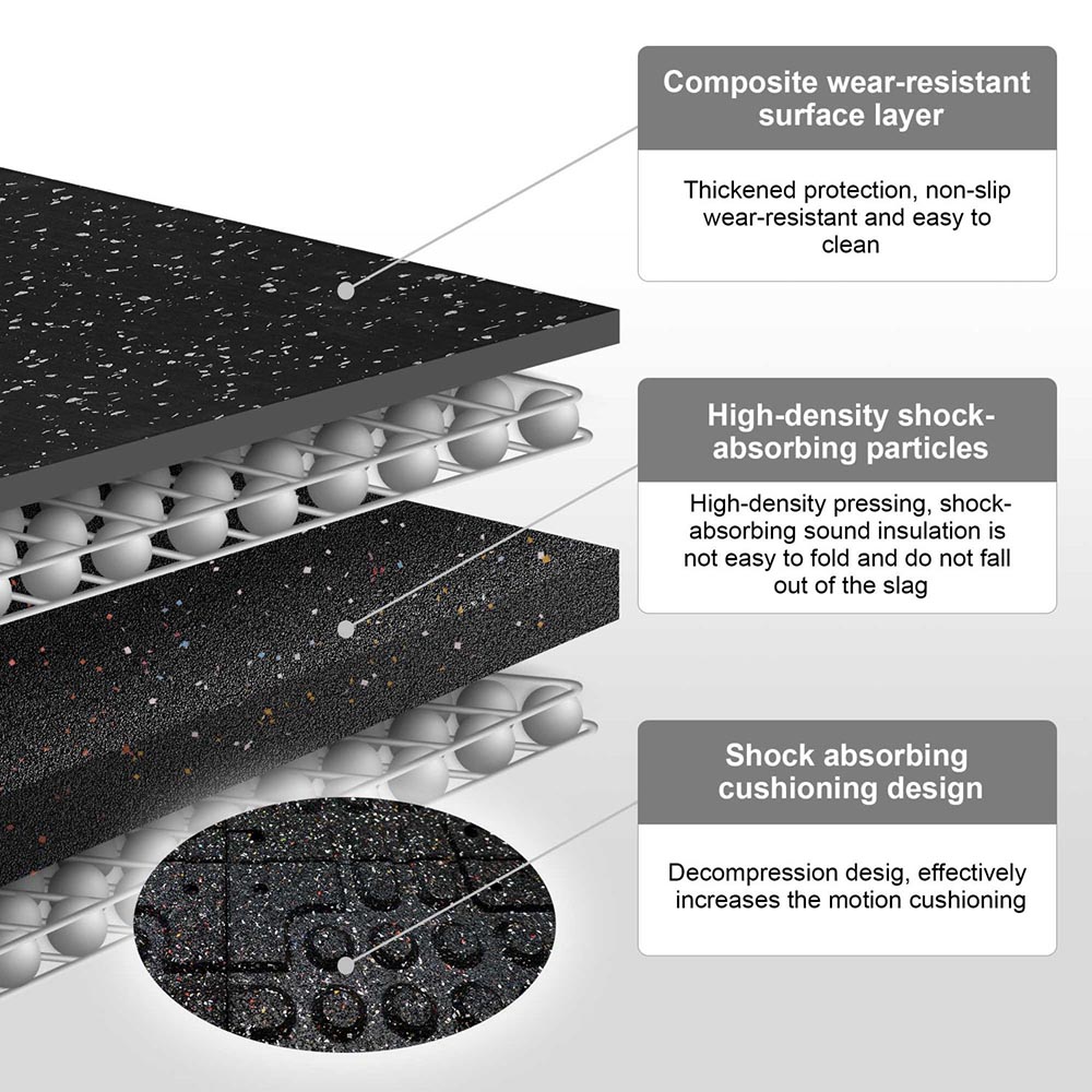 gym floor tiles rubber