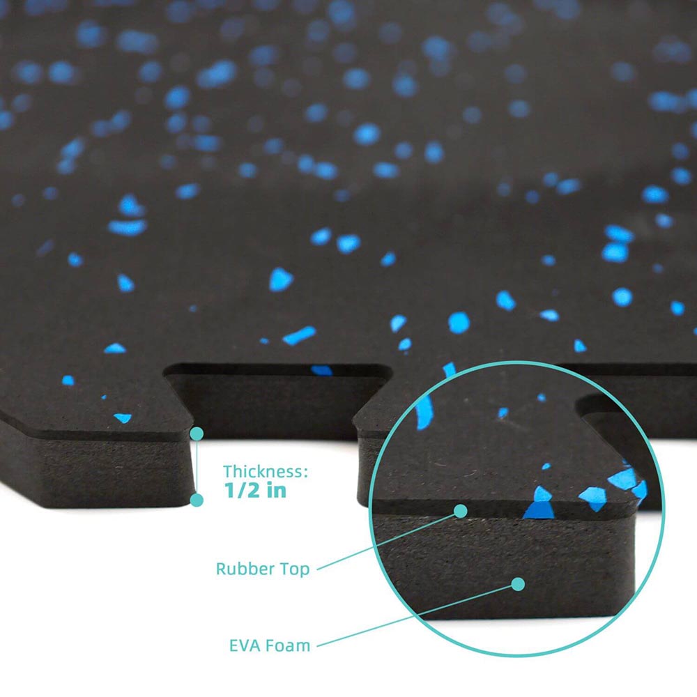 Gym Flooring Rubber Tiles