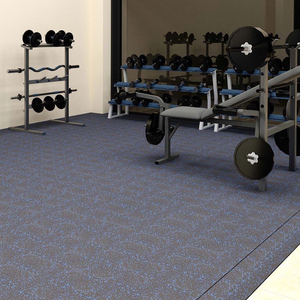 rubber gym flooring tiles