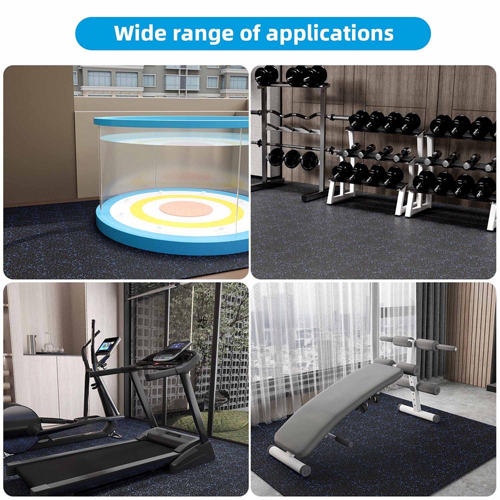 rubber interlocking floor tiles