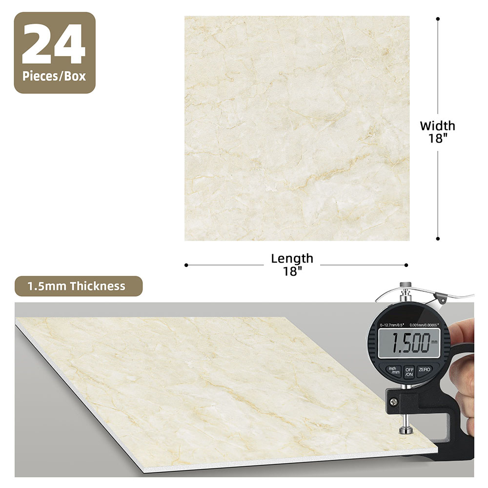 white luxury vinyl tile