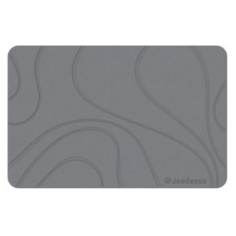Jeedeson Diatomaceous Earth Bathroom Mat 15.4 in x 23.6 in Super Absorbent