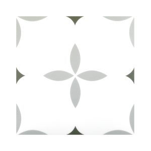 Jeedeson Gray and White Vinyl Flooring Peel and Stick Wall Tiles