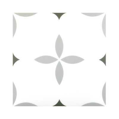 Jeedeson Gray and White Vinyl Flooring Peel and Stick Wall Tiles