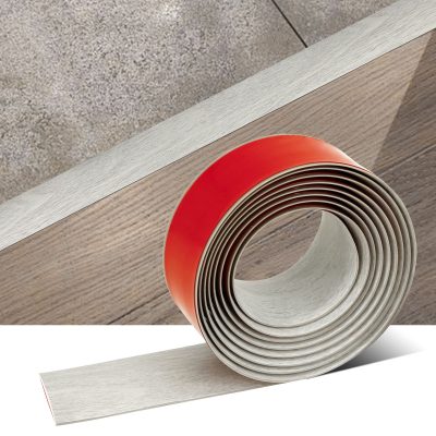 Jeedeson Vinyl Plank Flooring Transition Strips Light Gray Floor Divider Strip