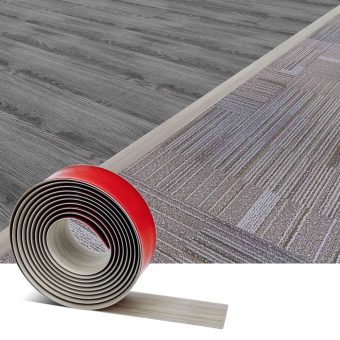 Jeedeson Vinyl Floor Transition Strip for Waterproof Floor Tiles Self Adhesive