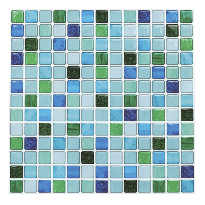 Jeedeson Peel and Stick Tile Backsplash Lowes 10 in. x 10 in. (10-Pack)