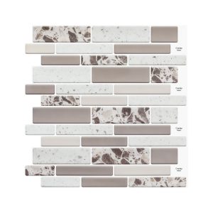 Jeedeson 12 in. W x 12 in. L x 0.04 in. Vinyl Peel and Stick Wall