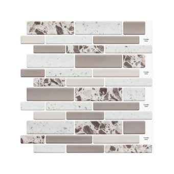 Jeedeson 12 in. W x 12 in. L x 0.04 in. Vinyl Peel and Stick Wall