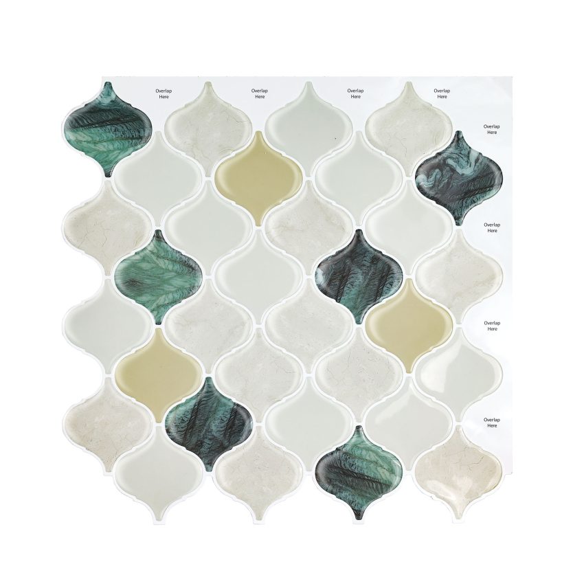 Jeedeson Vinyl Peel and Stick Backsplash Tile for Kitchen (Cover 10 sq. ft.)