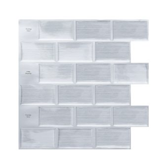 Jeedeson vinyl wall tiles 12 in. W x 12 in. L x 0.04 in.