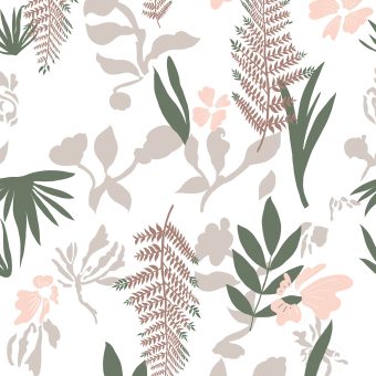 Jeedeson Peel and Stick Removable Leaf Wallpaper 17.3 in. x 32.8 ft. (Covers 47.4 sq. ft.)