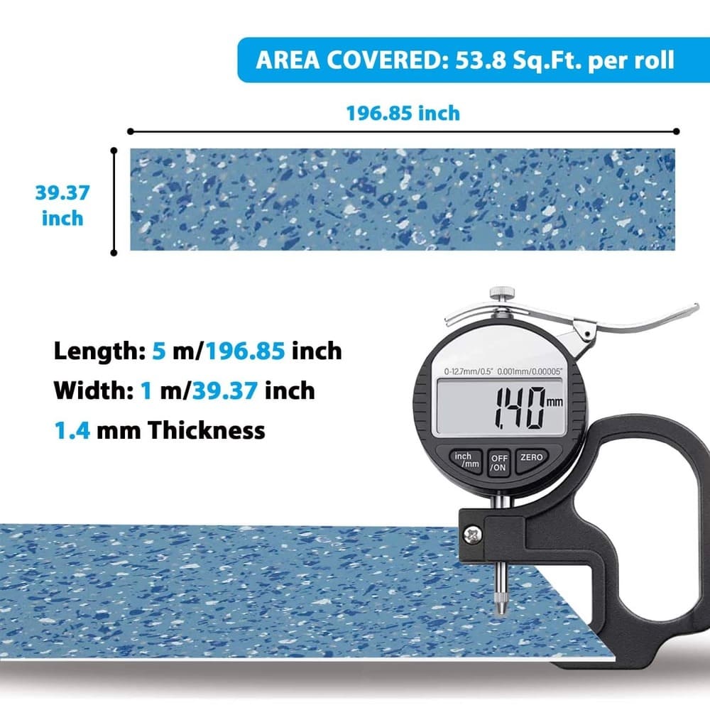 Adhesive Vinyl Roll Flooring