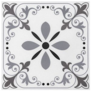 Jeedeson Bathroom Vinyl Flooring Gray 10 Pack for Floor and Wall