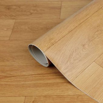 Jeedeson Cheap Vinyl Flooring Rolls 3.28 Ft. W x 16.4 Ft. L, Honey Color