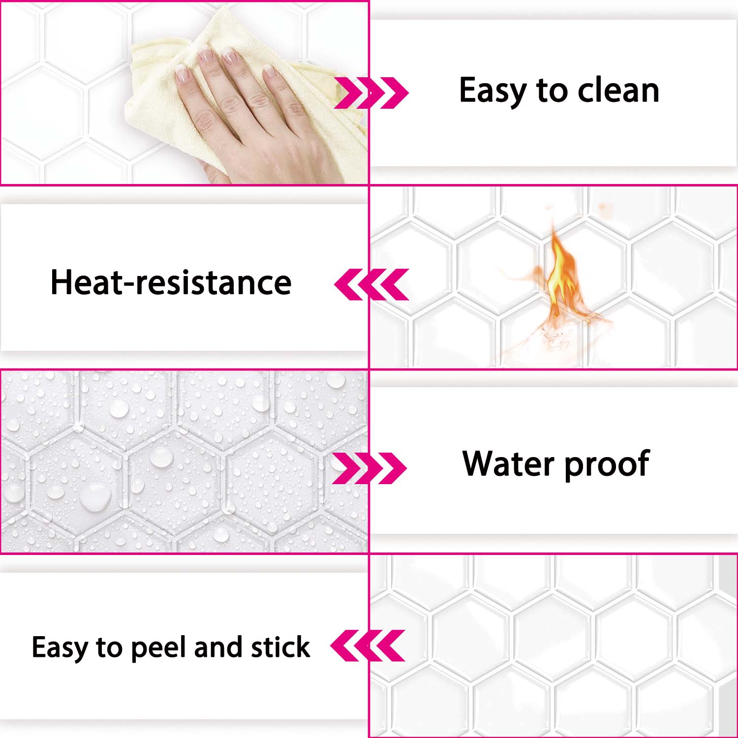 peel and stick glass tile