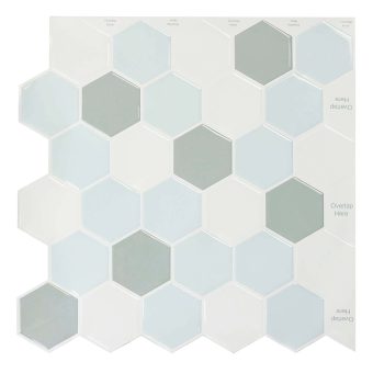Jeedeson Peel and Stick Backsplash Subway Tile 11.8 in. x 11.8 in(10-Pack)