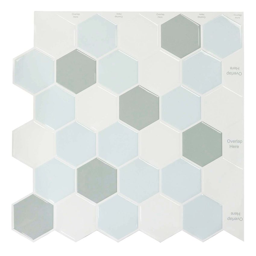 Jeedeson Peel and Stick Backsplash Subway Tile 11.8 in. x 11.8 in(10-Pack)