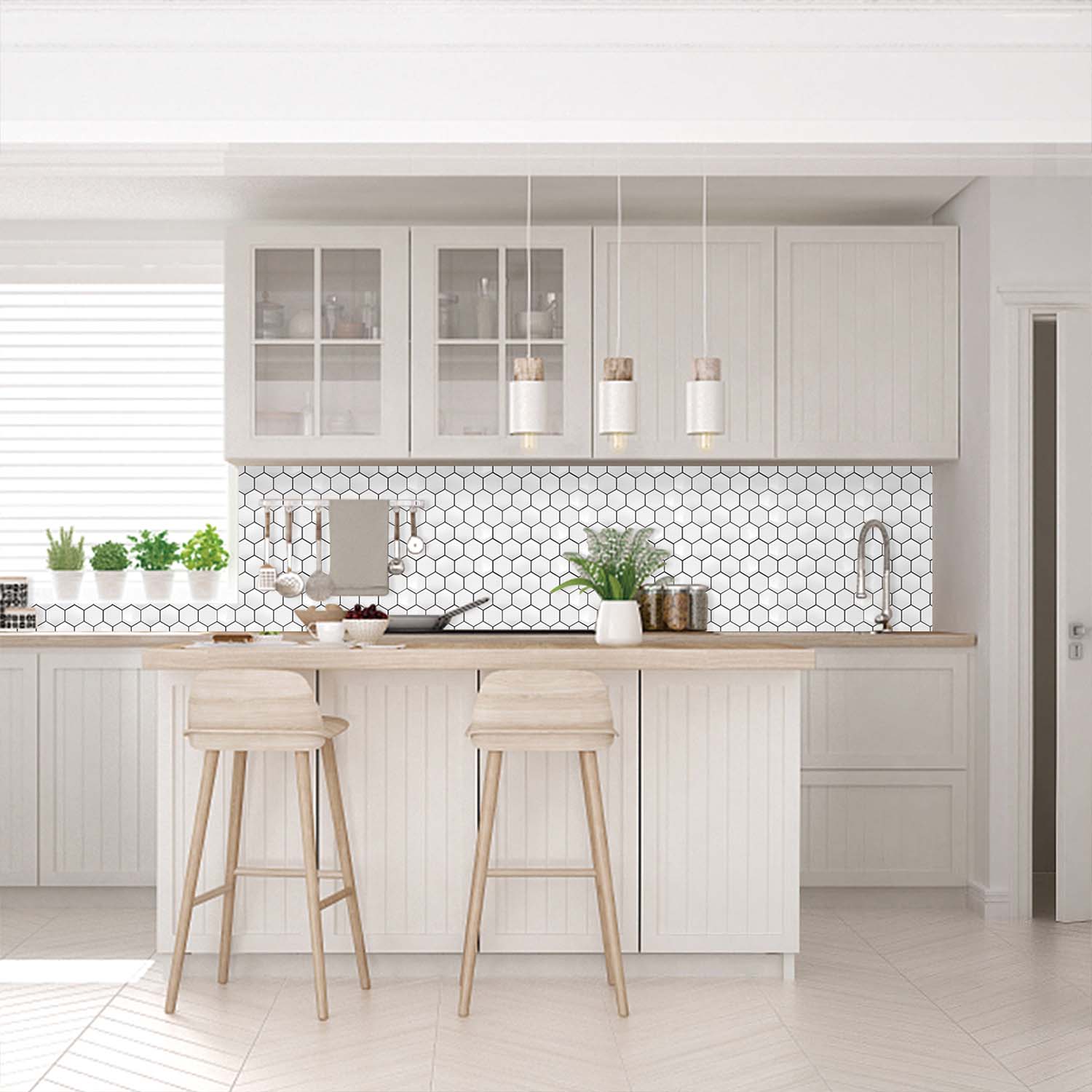 peel and stick tile for backsplash