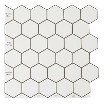 Jeedeson kitchen backsplash peel and stick tile 11.8 in. x 11.8 in(10-Pack)