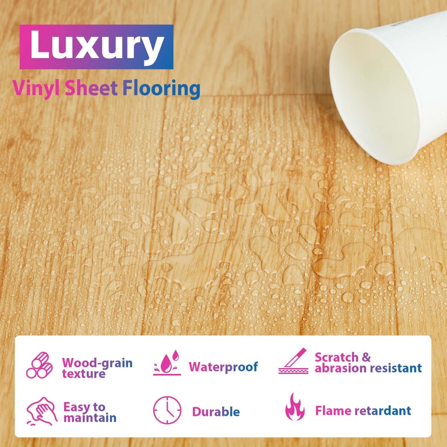 Vinyl Wood Flooring Roll