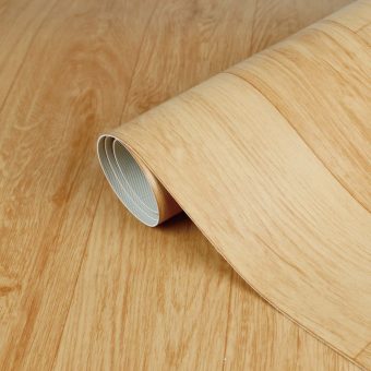 Jeedeson Vinyl Wood Flooring Roll 3.28 Ft. W x 16.4 Ft. L, Thickened Vinyl Sheet