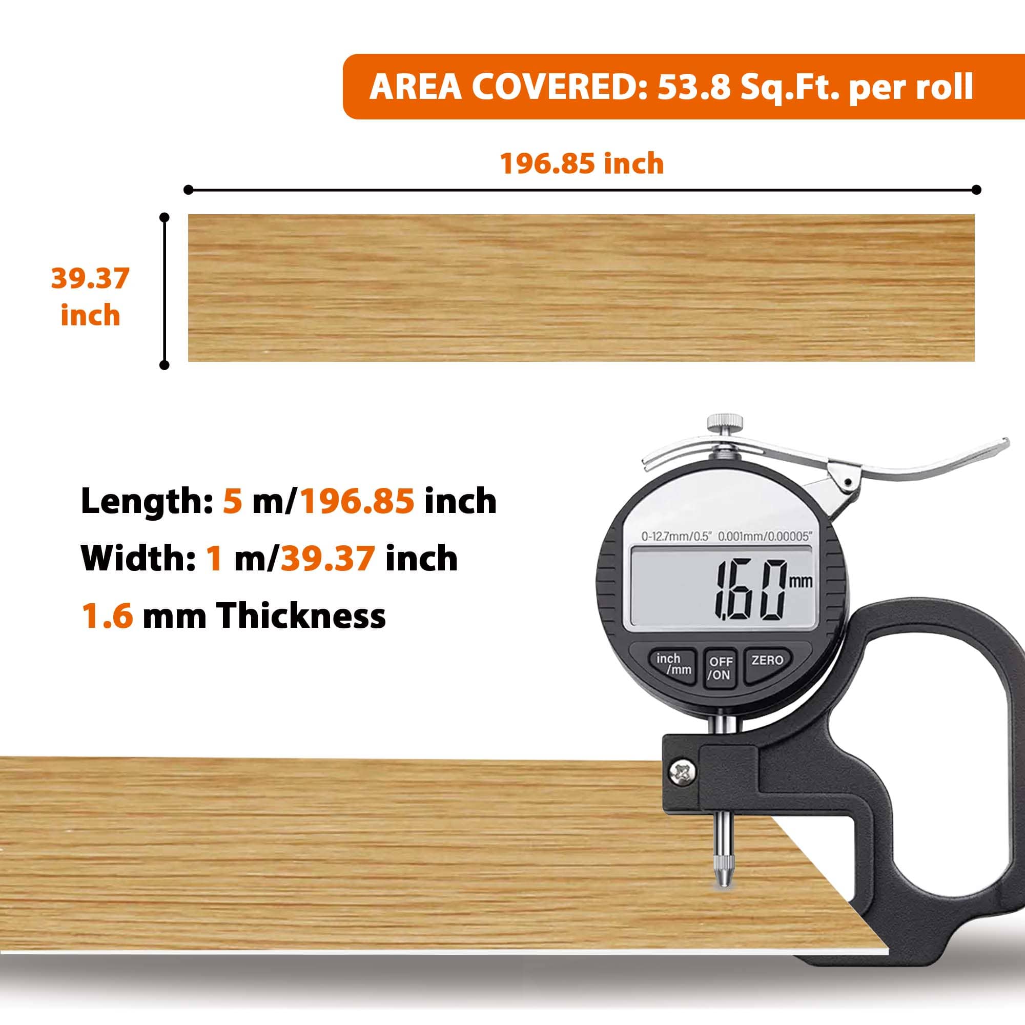 Wood Look Vinyl Flooring Roll